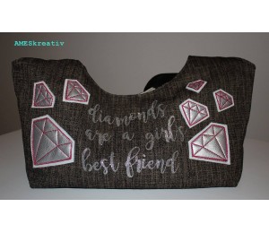 Stickdatei - Diamanten